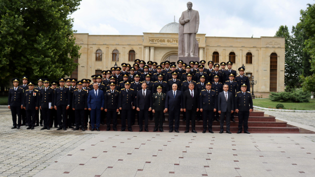 Samuxda polis əməkdaşlarının peşə bayramı qeyd olunub -FOTOLAR